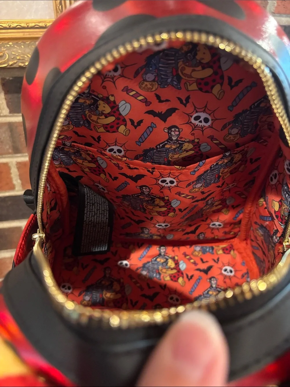 Loungefly Disney Winnie thePooh Ladybug Halloween Costume Mini Backpack